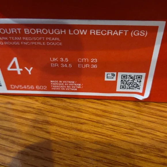 Boys NIKE Court Borough Low Recraft (GS) Shoes Size 4Y NEW IN BOX - Picture 2 of 6
